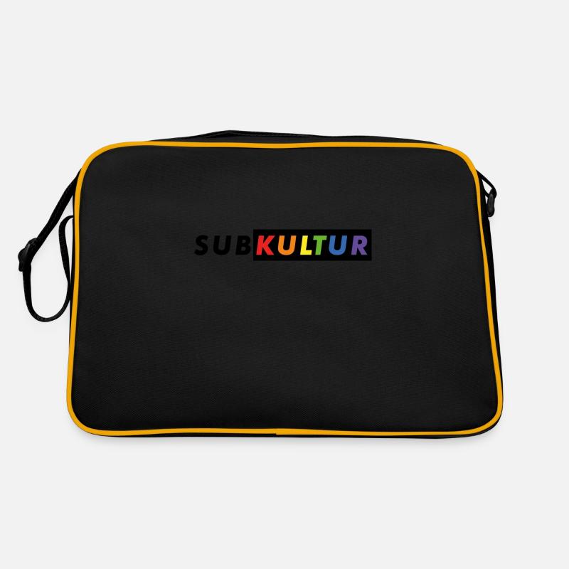 Subkultur Logo CSD#2 Retro Tasche