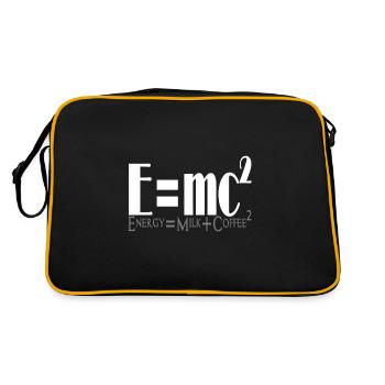 energy milk coffee white - Sac Retro - noir/or - Dos