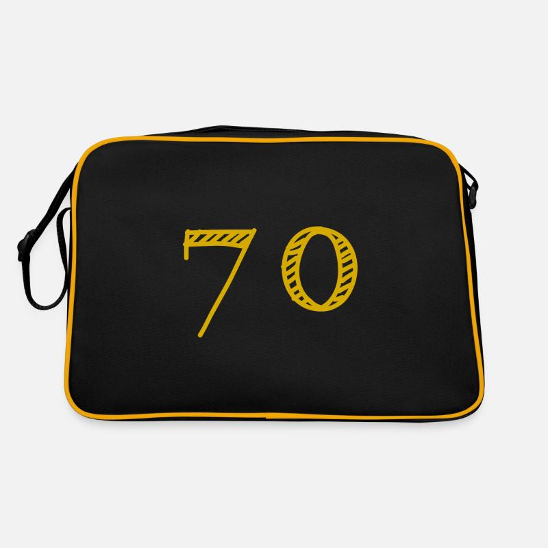 70 ANS. 70e ANNIVERSAIRE. ANNIVERSAIRE 70 ANS. 70 Sac Retro
