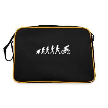 Evolution Fahrrad - Retro Tasche - Schwarz/Gold - Hinten