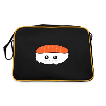 Kawaii food Kawaii Kostüm Kawaii - Retro Tasche - Schwarz/Gold - Hinten