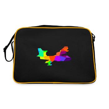 Colorful firefighting aircraft of fire brigade aircraft - Retro Bag - black/gold - Back