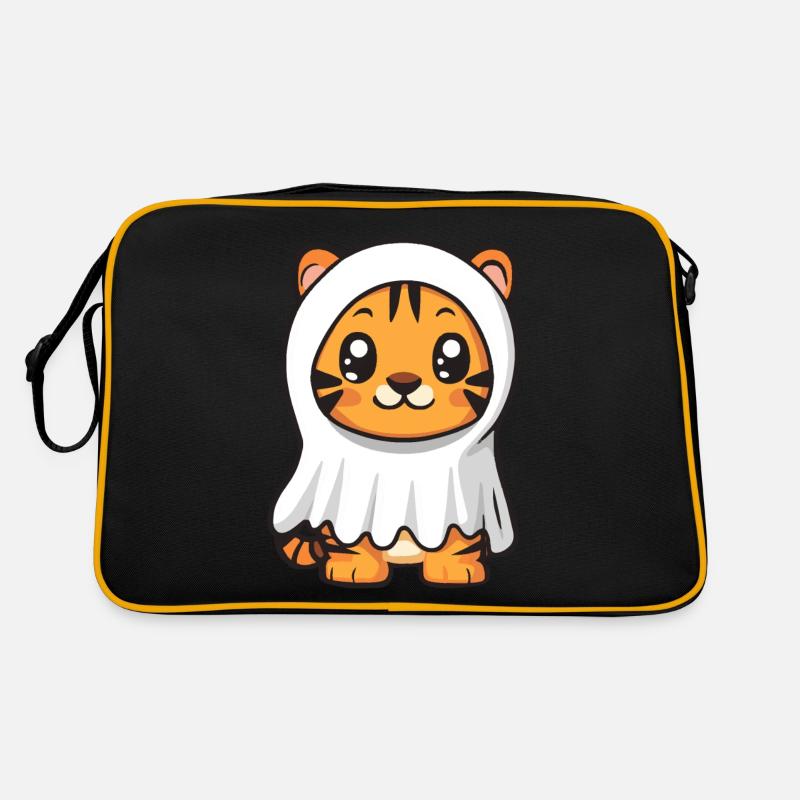 Tiger Halloween Comic Geist Retro Tasche