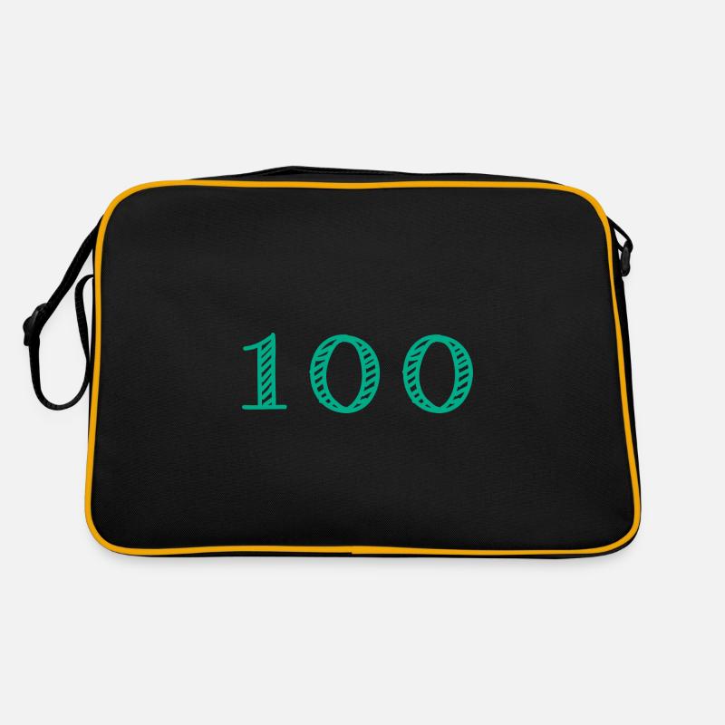 100 ANS. 100e ANNIVERSAIRE. ANNIVERSAIRE 100 ANS. Sac Retro