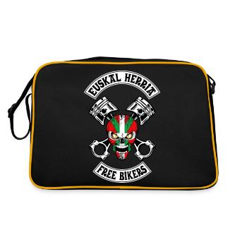 Basques Bikers - Sac Retro - noir/or - Dos