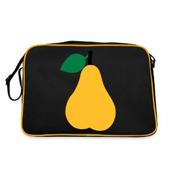 poire - Sac Retro - noir/or - Dos