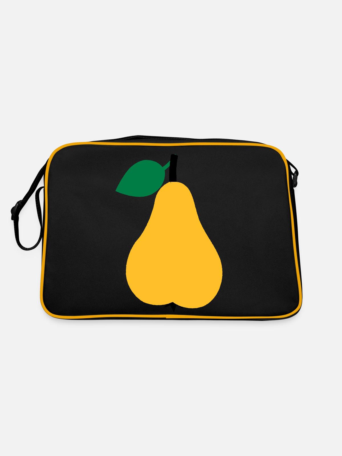 pear - Retro Bag - black/gold - Back