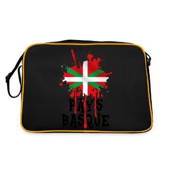 pays basque 09 - Sac Retro - noir/or - Dos