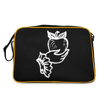 Shakespeare mood - Retro Tasche - Schwarz/Gold - Hinten