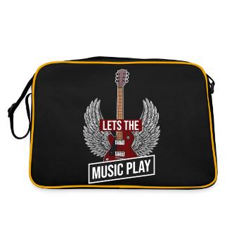 Blue-Let’s Rock - Sac Retro - noir/or - Dos