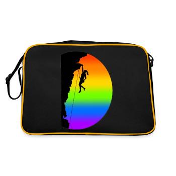 Climb on (She, LBGT) - Retro Bag - black/gold - Back