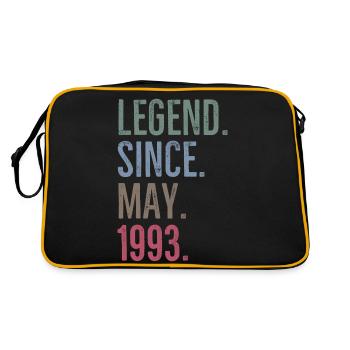 Légende depuis mai 1993 - Sac Retro - noir/or - Dos