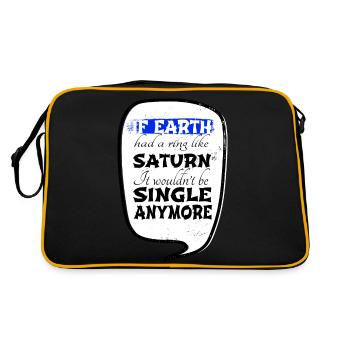 birthday present birthday weightless astrology - Retro Bag - black/gold - Back
