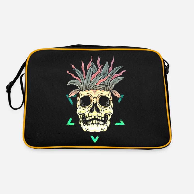 Skeleton Skeleton Skater bone Skull skeleton head Retro Bag