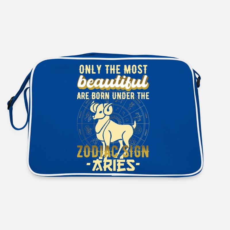 Sternzeichen Widder Astrologie Geschenk Retro Tasche
