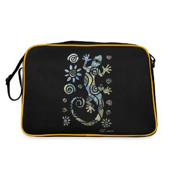 Gecko No1 - Retro Bag - black/gold - Back