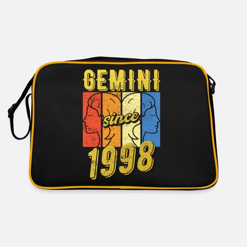 Gemini Sternzeichen 1998 Geschenk Retro Tasche