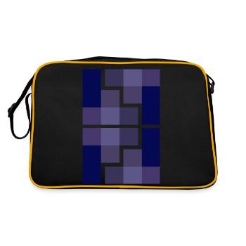 Geometrics - Retro Bag - black/gold - Back