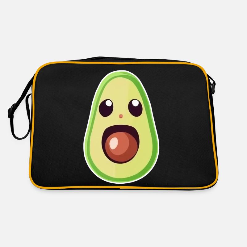Cute Avocado Retro Bag
