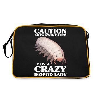 Isopoden - Retro Tasche - Schwarz/Gold - Hinten