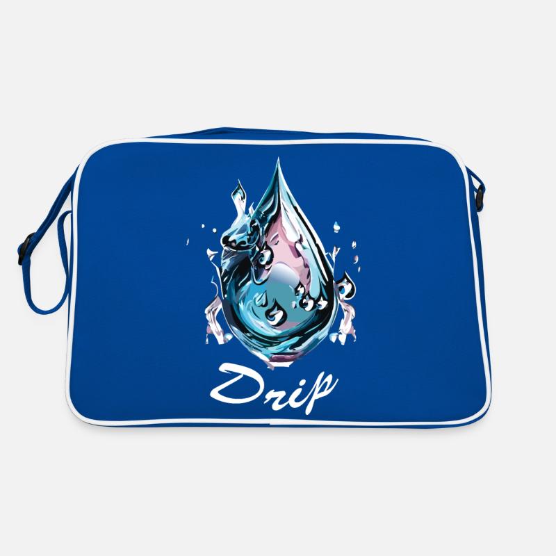 Chrome Water Drop Retro Bag