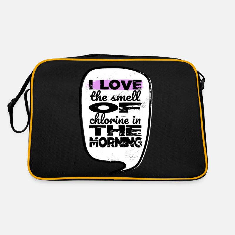 Déclaration Blague Natation Drôle Cool Sac Retro