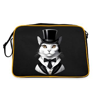 Roi des chats - Sac Retro - noir/or - Dos