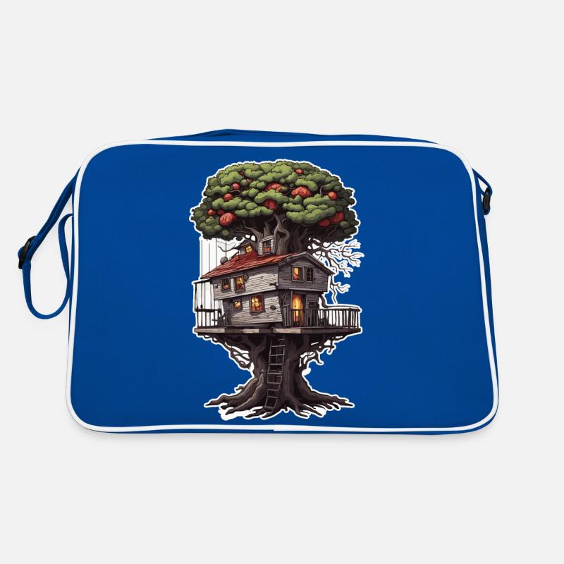 Cabane dans les arbres / Cime des arbres / Cabane dans les arbres / Aventure Sac Retro
