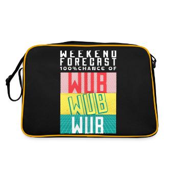 Weekend Prediction: 100% chance of Wub Wub - Retro Bag - black/gold - Back
