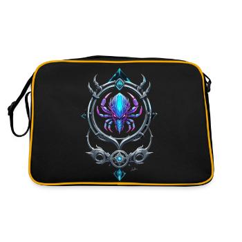 Cancer Futuristic Symbol - Retro Bag - black/gold - Back