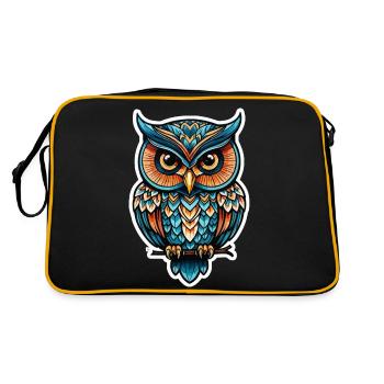 Owl Neo Traditional - Retro Bag - black/gold - Back