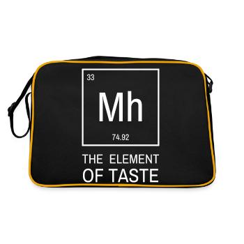 Mh élément du goût | Élément du goût : la chimie - Sac Retro - noir/or - Dos