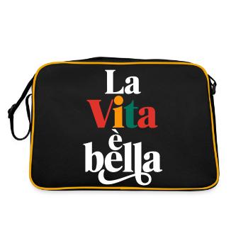 La vita è bella - Sac Retro - noir/or - Dos