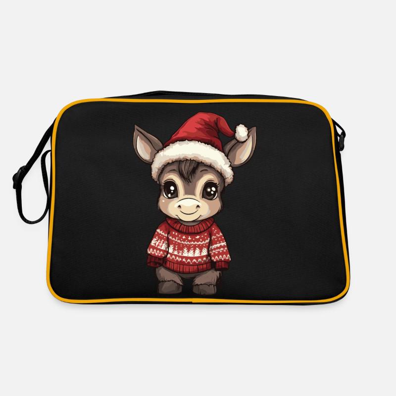Noël à dos d’âne Sac Retro