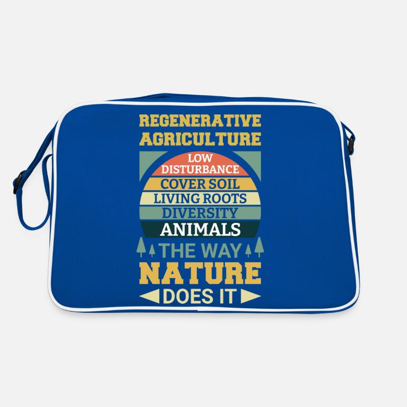 Agriculture régénératrice - avec 5 points Sac Retro