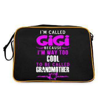 I am Called Gigi - Retro Bag - black/gold - Back