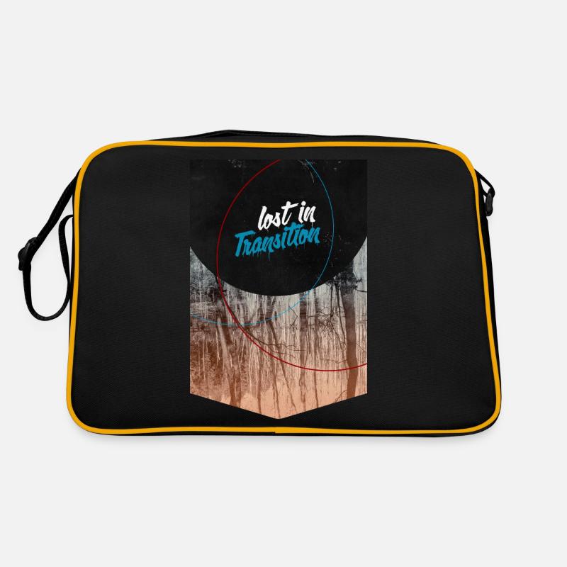 lost in Transition - Retro Tasche - Schwarz/Gold
