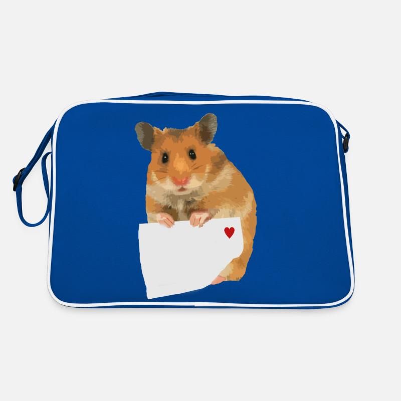 Hamster Note to Personalize Note Text Retro Bag