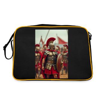 Centurion commands, Slavic myths linger in Rome’s - Retro Bag - black/gold - Back