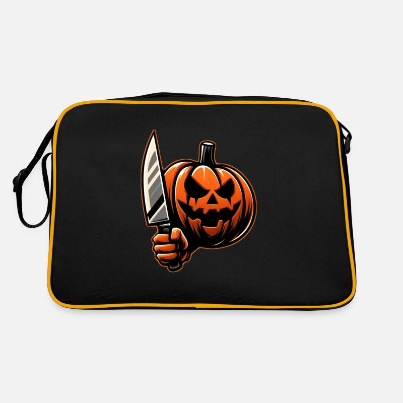 Killer Pumpkin - Halloween Horror Jack-o-Lantern Retro Bag