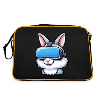 VR Gamer Bunny: Digital Game Adventure - Retro Bag - black/gold - Back