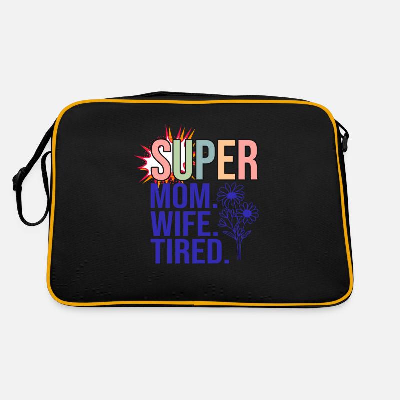SUPER MAMA Retro Tasche