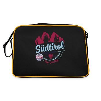 SÜDTIROL FASHION - Retro Bag - black/gold - Back