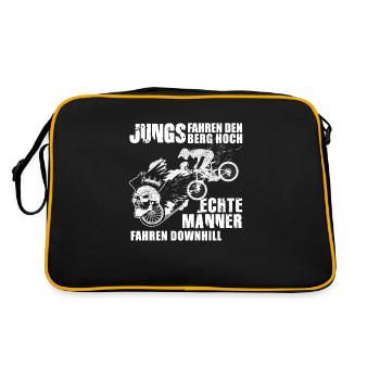 Downhill MTB - Retro Bag - black/gold - Back