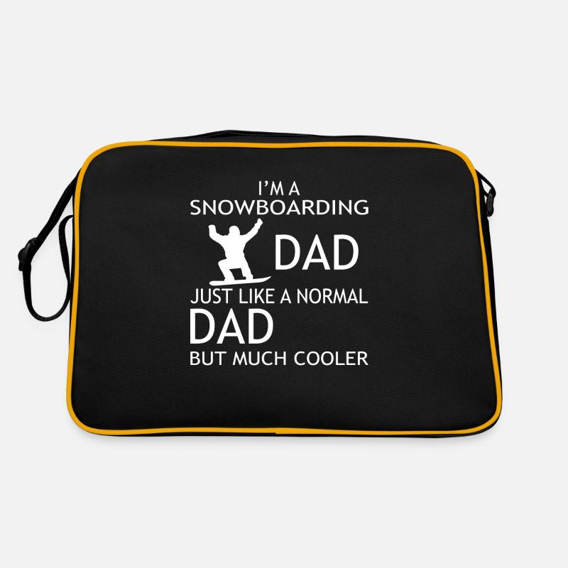 Snowboard Snowboarder Sac Retro