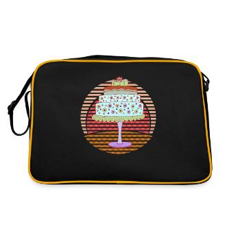 Cake - Retro Bag - black/gold - Back