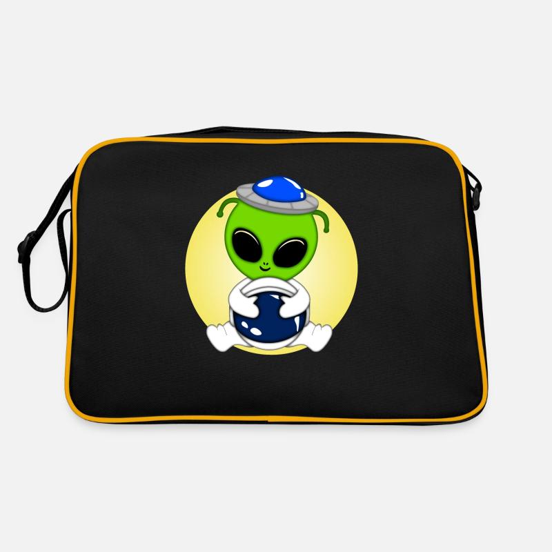 Süßes Alien Retro Tasche