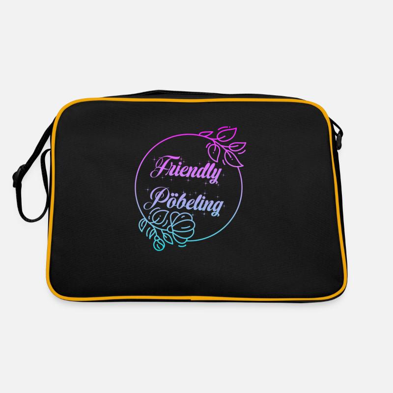 Friendly Pöbeling Retro Tasche
