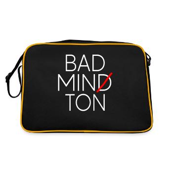 badminton badminton badminton badminton - Sac Retro - noir/or - Dos