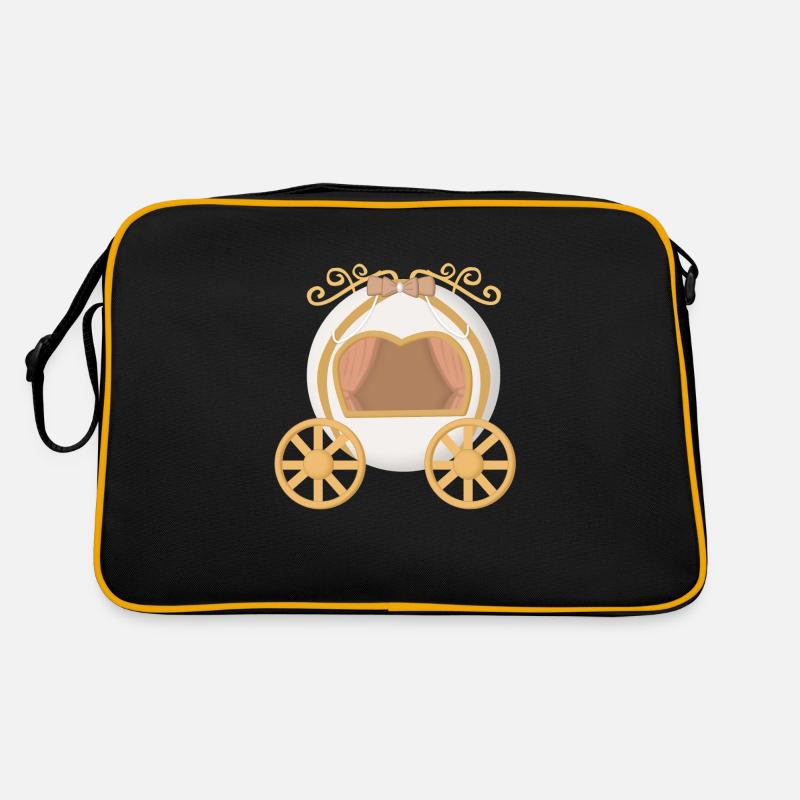 Carrosse blanc et dorée de princesse Sac Retro
